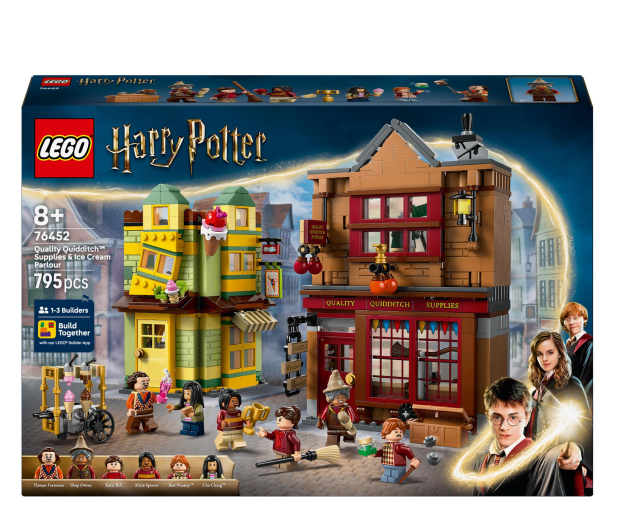 LEGO Harry Potter 76452 Markowy sprzęt do quidditcha™ i lodziarni - 1331669 - zdjęcie